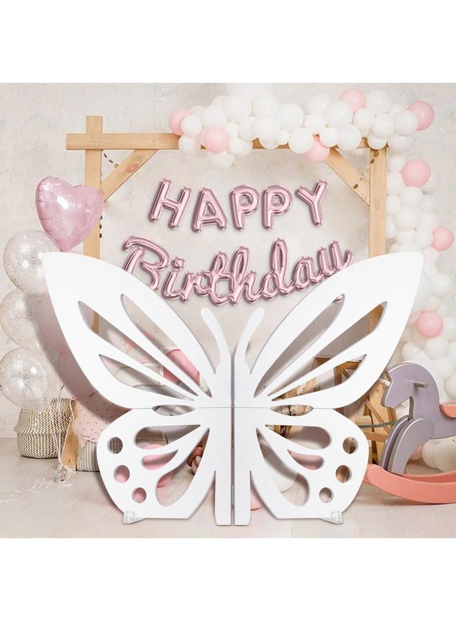 Famaster 30" Large Butterfly Decorations - Freestanding & Foldable Large butterflies Cutouts - Mariposas Grandes para Decoracion - Butterfly Backdrop for Birthday, Baby Shower, Party Decor - Image 1