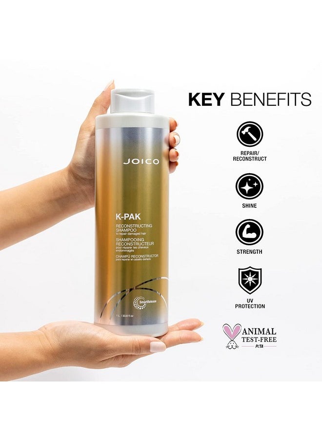 JOICO Oico Kpak Daily Shampoo & Conditioner Set To Repair Damage 33.8Ounce  - Image 5