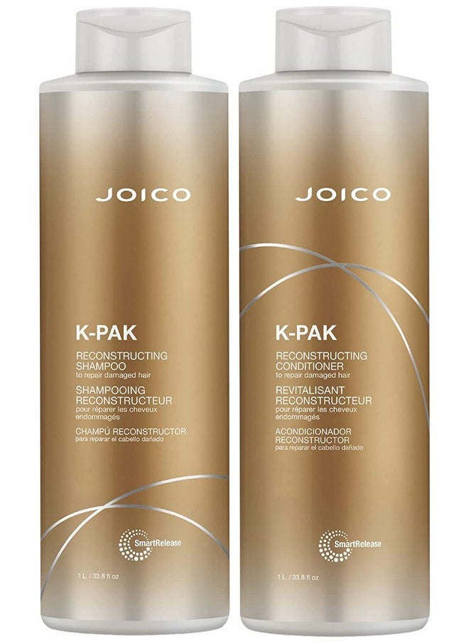 JOICO Oico Kpak Daily Shampoo & Conditioner Set To Repair Damage 33.8Ounce  - Image 2