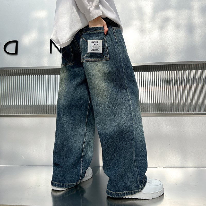 Children'S Boys' Spring Pants Boys Spring Trousers Large Children'S Jeans Casual - Image 3