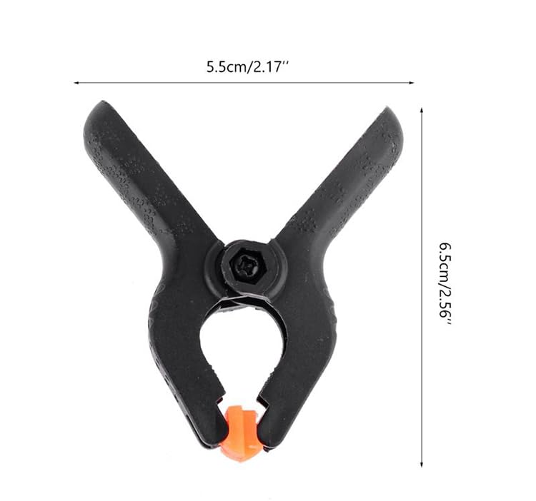 SUBTON BASICS Photography Clips Background Stand Clamps For Photo Studio Light Photography (6 Pieces) - Image 5