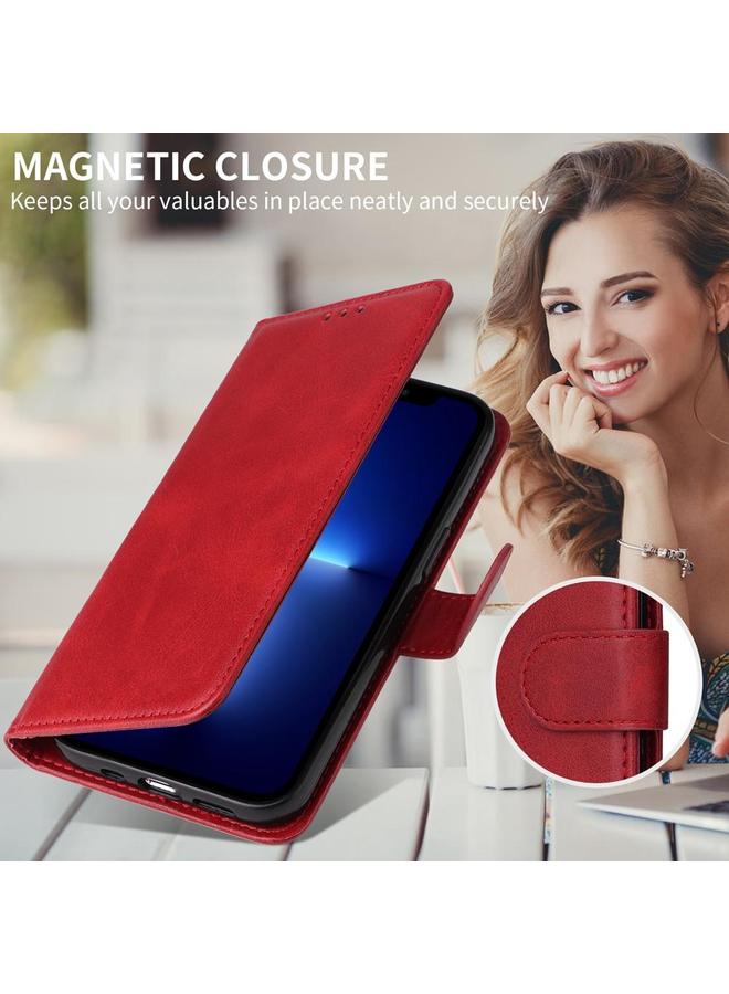 S-TOP Case For Motorola Moto G35 Classic Calf Texture Flip Leather Phone Case - Image 5