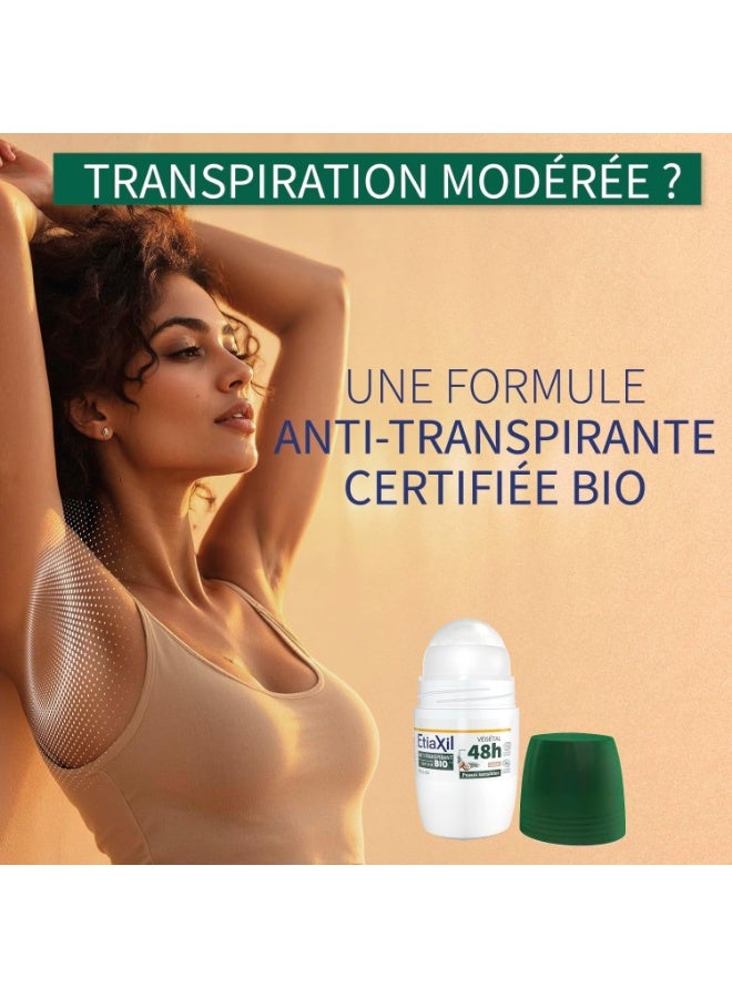 إتياكسيل إيتياكسيل مزيل عرق نباتي مضاد للتعرق يدوم 48 ساعة، رول أون عضوي 50 مل - Image 4