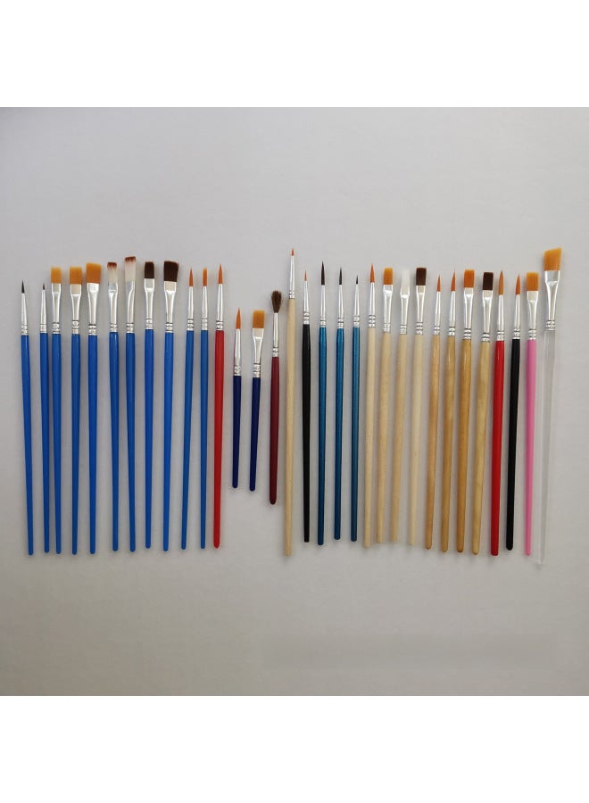 Chuangyi Acrylic Paint Pen Plastic Rod Digital Oil Painting Brush Flat Head Brush Gouline Brush Vinyl Doll Plaster Nylon Pen - Image 4