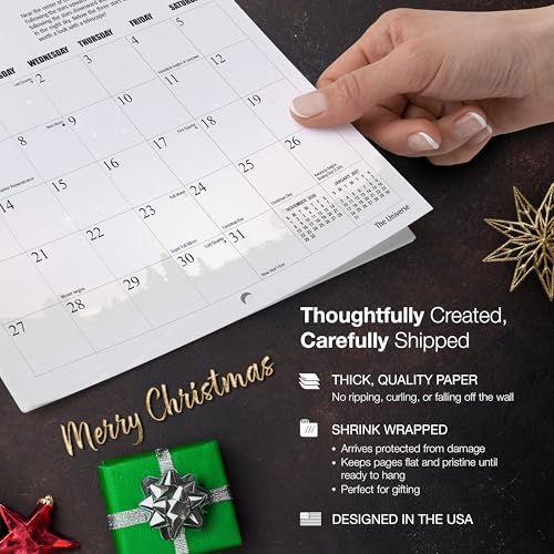 MICASA PRESS The Universe 2026 Wall Calendar 12 Month | 12" x 24" Open | Thick & Sturdy Paper | Holiday Gift | Space Calendar 2026 - Image 4