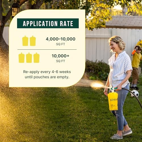 Sunday Lawn Kickstart Fertilizer, 42.3oz, 2 Pack - Fertilizer for Grass Improvement - Includes Universal Sprayer Attachment - Covers Up to 10,000 Sq Ft - Easy Application in 15 Minutes or Less - Image 5