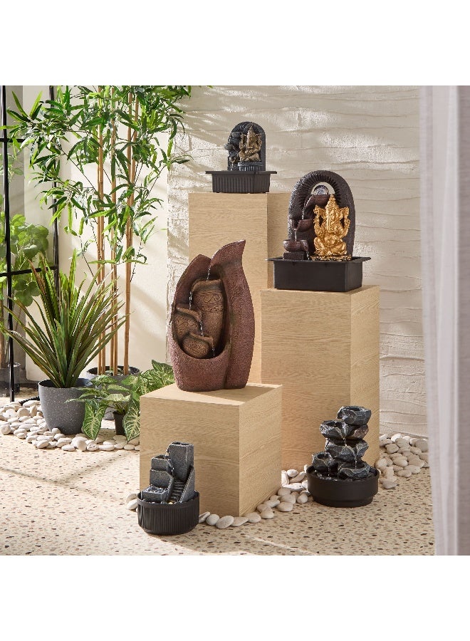 Home Box نافورة بيلين مع إضاءة LED 27 × 17 سم - Image 4