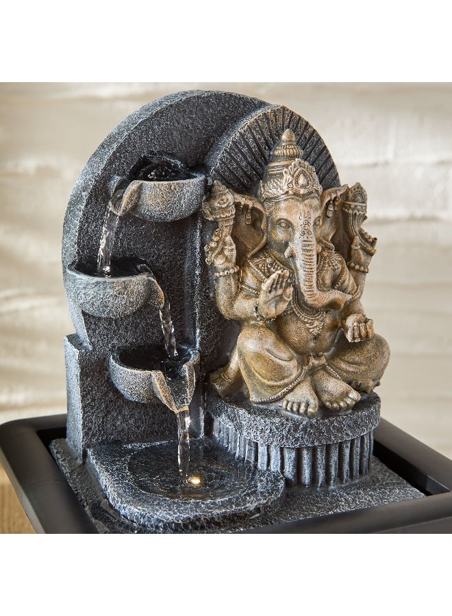 Home Box نافورة بيلين مع إضاءة LED 27 × 17 سم - Image 3