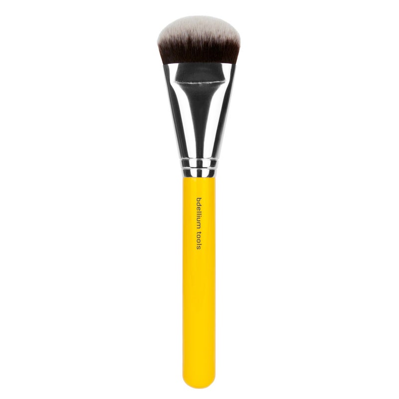Bdellium Tools Professional Makeup Brush - Studio Series 977 Face Sculpting - With Soft Synthetic Fibers, For Contouring the Face (Yellow, 1pc) - Image 2
