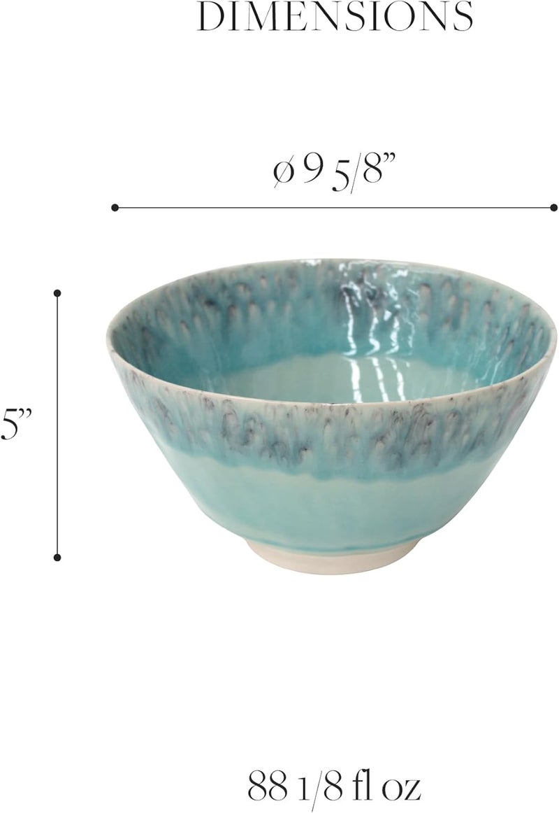 Costa Nova Ceramic Stoneware Serving Bowl  Madeira Collection Cream  Microwave  Dishwasher Safe Dinnerware  Food Safe Glazing  Restaurant Quality Tableware - Image 2