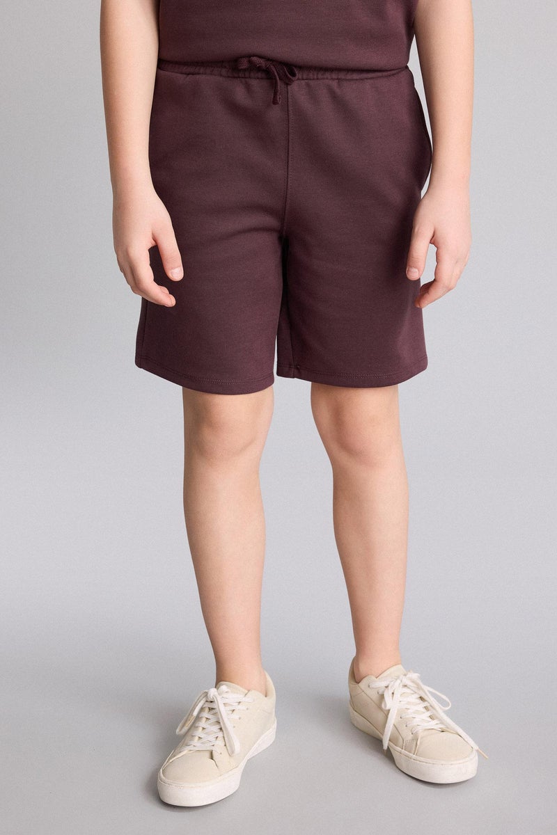 DeFacto Purple Boy Boy 2 piece Oversize Fit T-shirt and Shorts Set Casual - Image 4