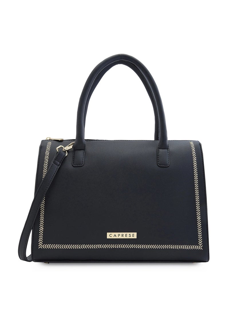 CAPRESE POPPY SATCHEL SMALL BLACK - Image 1