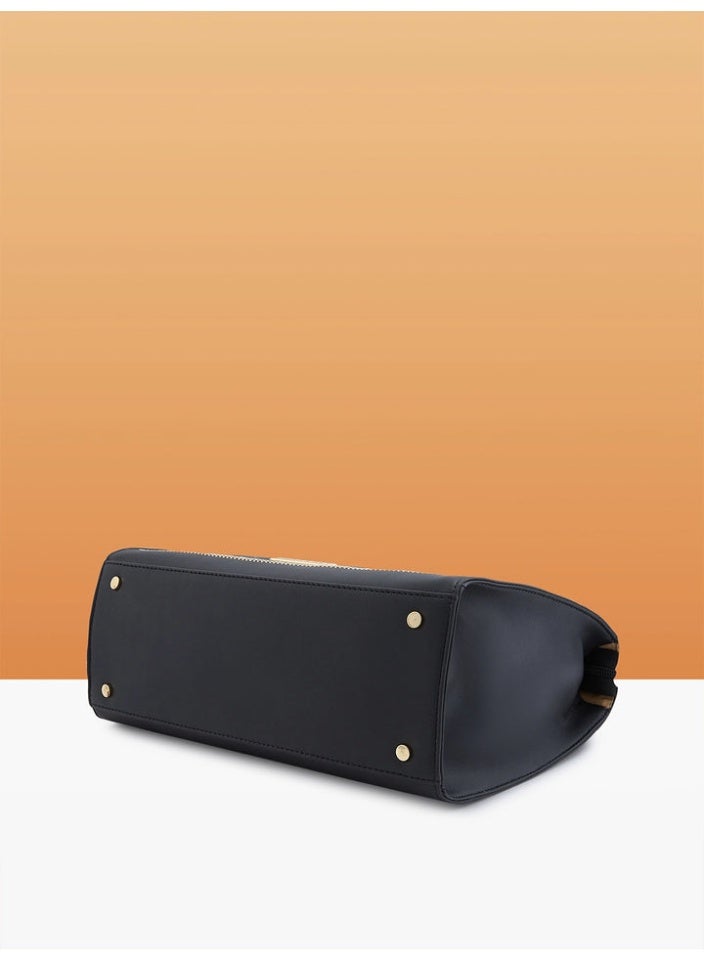 CAPRESE POPPY SATCHEL SMALL BLACK - Image 4