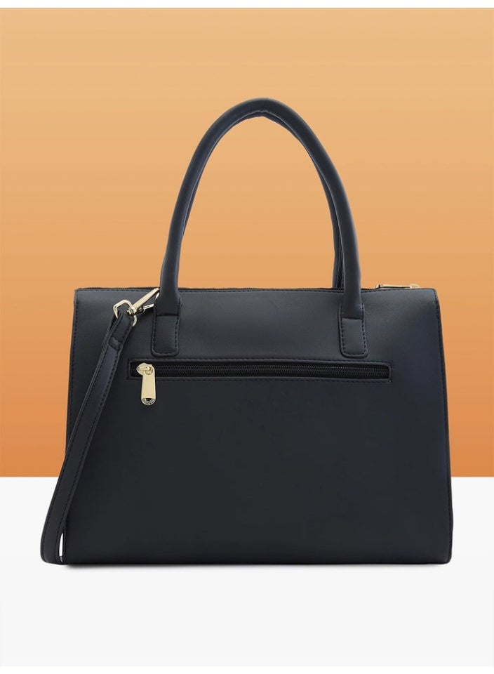 CAPRESE POPPY SATCHEL SMALL BLACK - Image 5