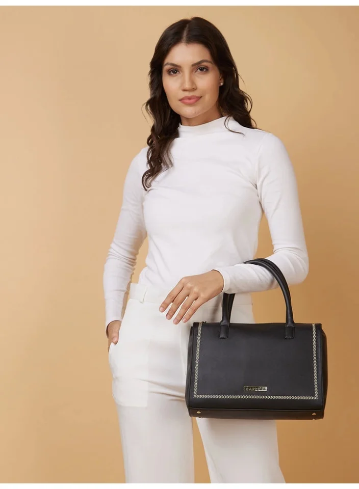 CAPRESE POPPY SATCHEL SMALL BLACK