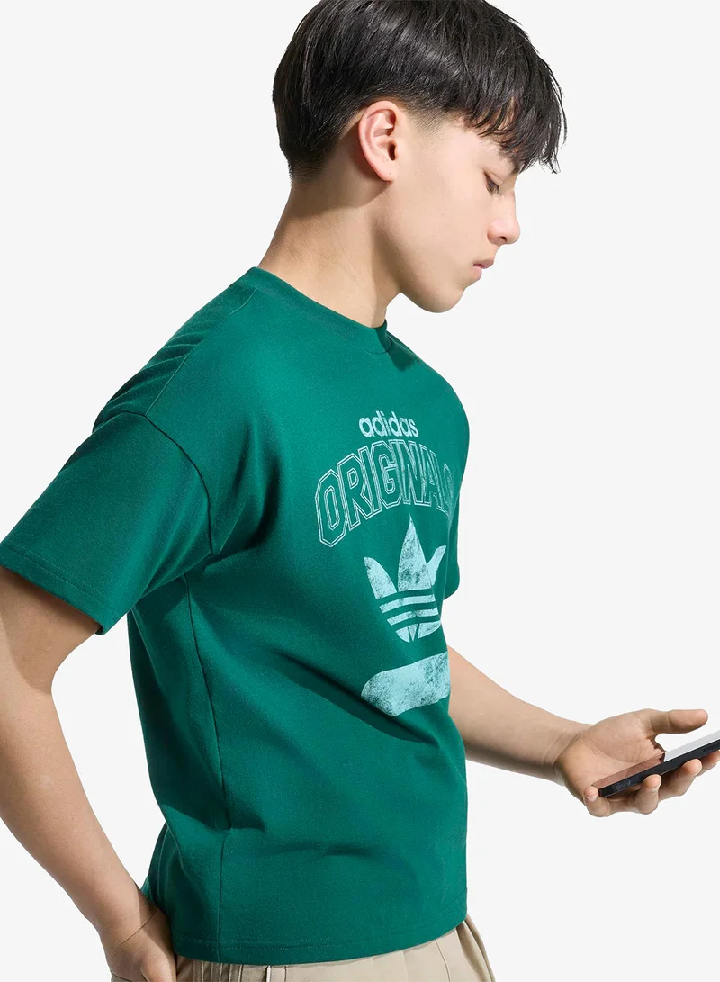 Adidas Originals CGREEN Youth Loose Batwing T-Shirt  | Best Price UAE