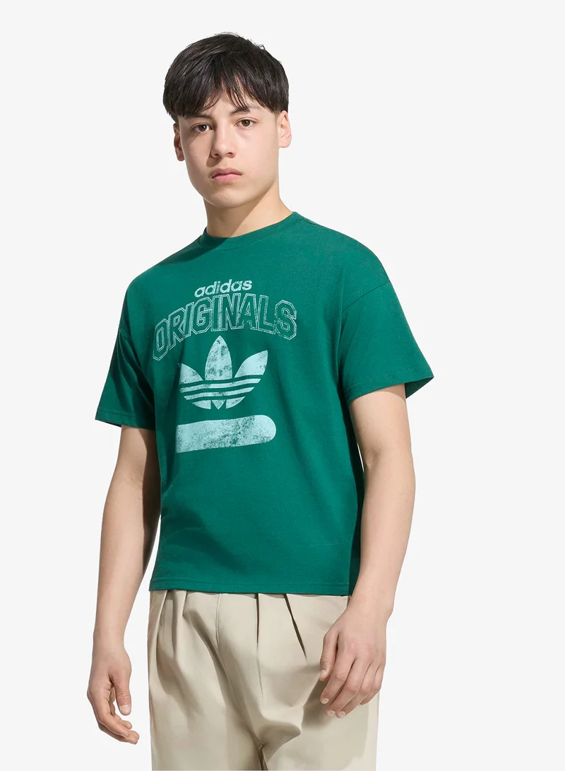 Adidas Originals CGREEN Youth Loose Batwing T-Shirt  | Best Price UAE
