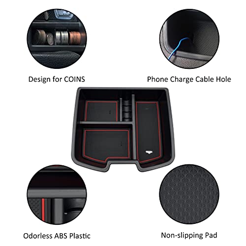 JOJOMARK Center Console Organizer Tray Compatible with 2007-2014 GMC Sierra Chevy Silverado Tahoe Yukon Suburban - Accessories Replaces 19166288 - Image 5