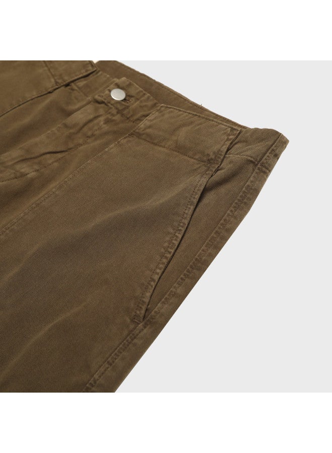 Zara men's Washed Vintage Cargo Pants With Large Pockets - Image 5