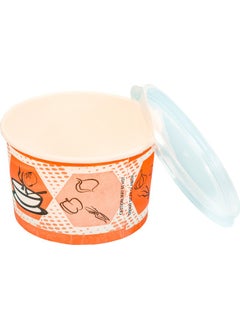 STOR Cardboard Soup Bowl with Roller Cover 16 oz 25 pcs  - Image 1