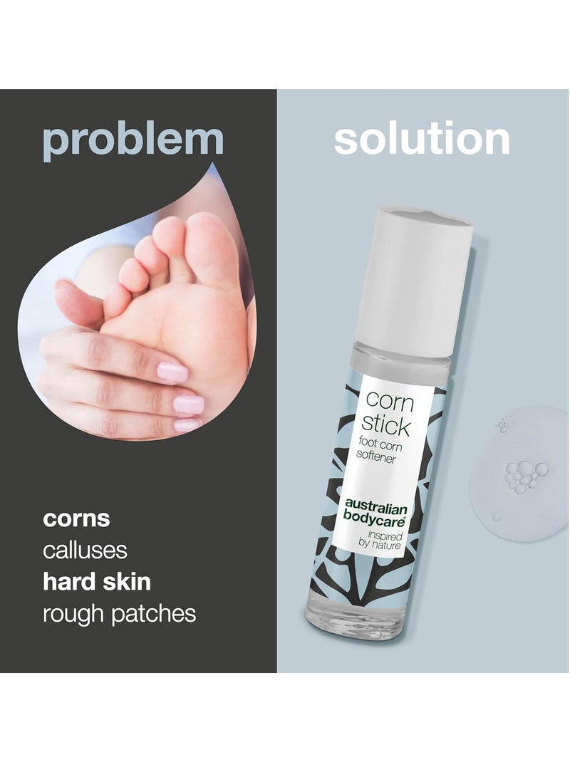 أستراليان بودي كير مزيل الجلد الصلب بعصا الذرة الأسترالية للعناية بالقدمين أيضًا لدعم العناية بمسامير القدم وإزالة الجلد الصلب والعناية بالقدم للنساء والرجال مع زيت شجرة الشاي 9 مل - Image 3