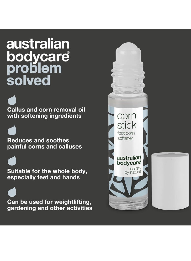 أستراليان بودي كير مزيل الجلد الصلب بعصا الذرة الأسترالية للعناية بالقدمين أيضًا لدعم العناية بمسامير القدم وإزالة الجلد الصلب والعناية بالقدم للنساء والرجال مع زيت شجرة الشاي 9 مل - Image 4