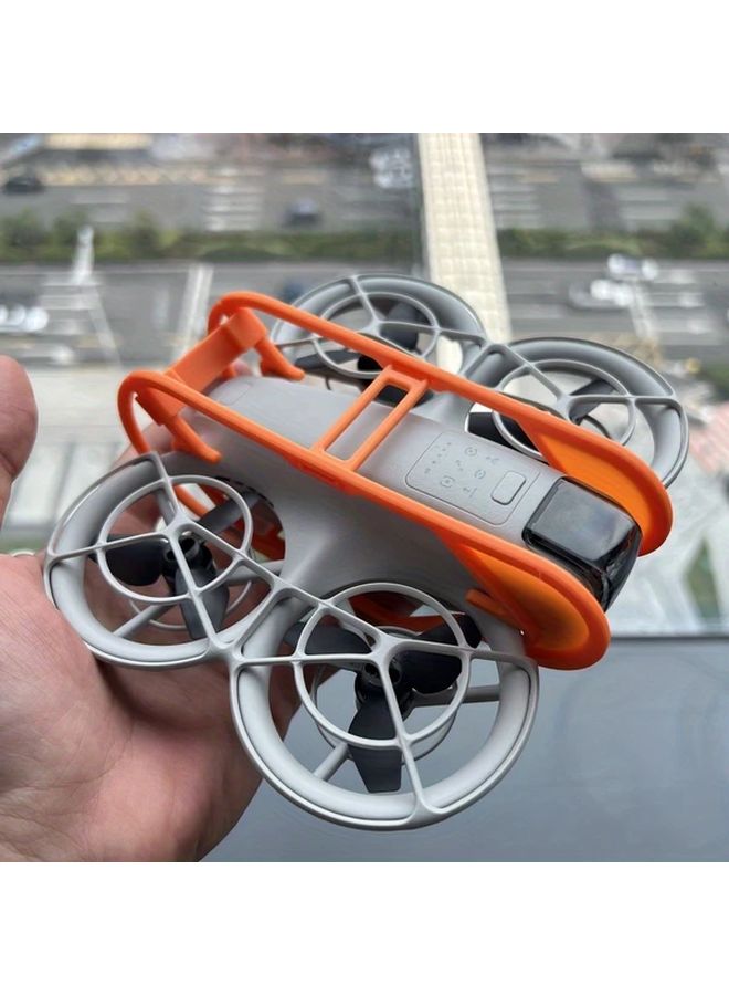 Orange Drone Rolling Anti Collision Stand Compatible with DJI NEO Gimbal Protectors - Image 4