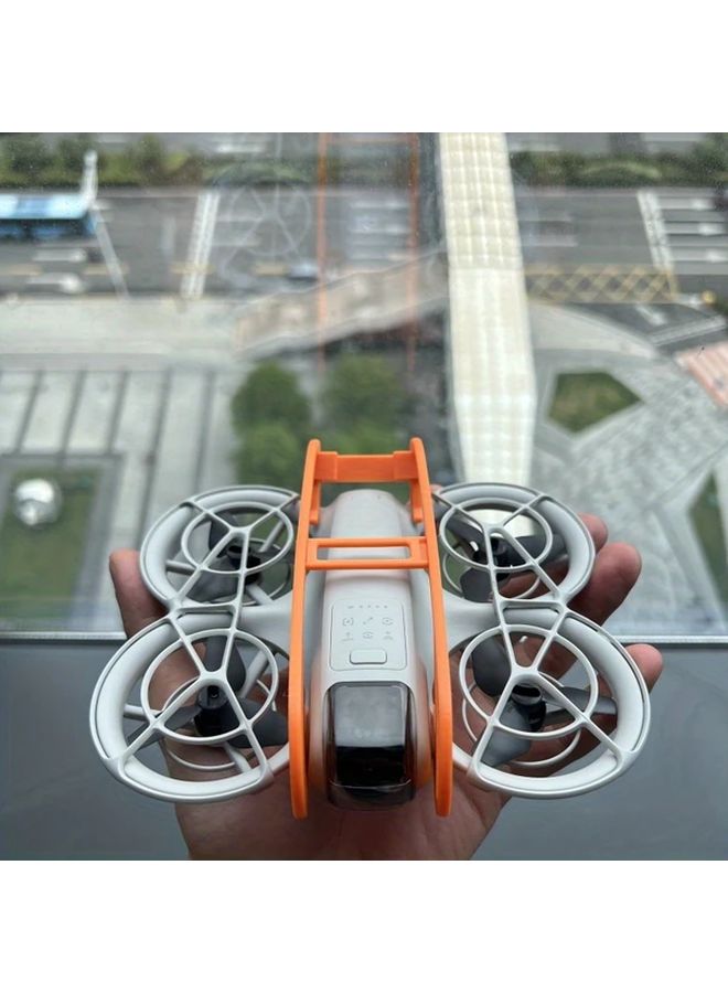 Orange Drone Rolling Anti Collision Stand Compatible with DJI NEO Gimbal Protectors - Image 3