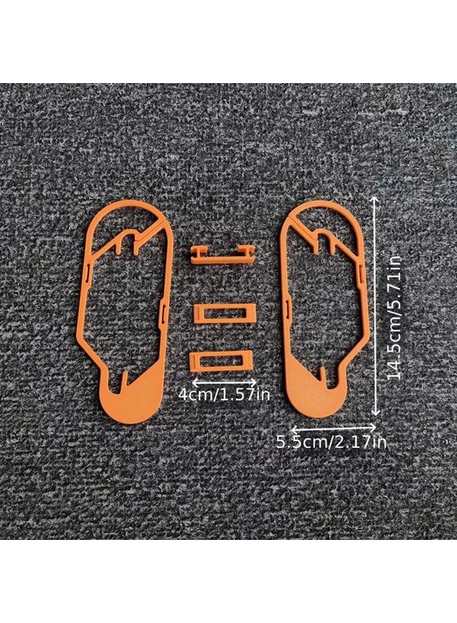 Orange Drone Rolling Anti Collision Stand Compatible with DJI NEO Gimbal Protectors - Image 1