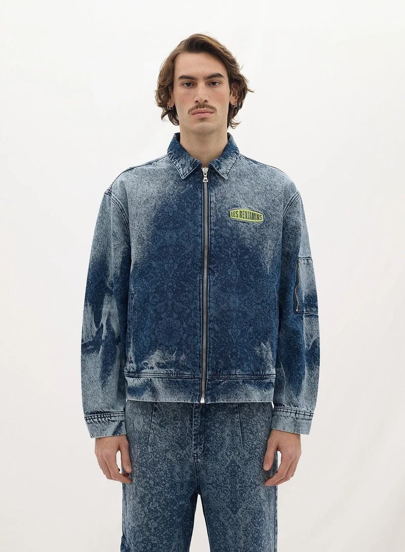 LES BENJAMINS DENIM BOMBER 001