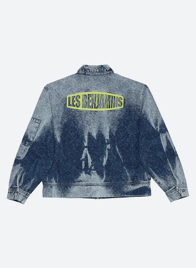 LES BENJAMINS DENIM BOMBER 001