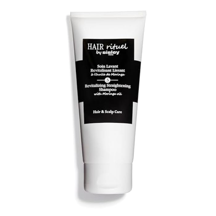 Hair Rituel by Sisley Paris Revitalizing Straightening Shampoo with Moringa Oil - 200 mL - Gently Cleanses, Improves Look of Shine, Supports Hair & Scalp Health - Creamy Foam Texture - Sulfate Free - Image 1