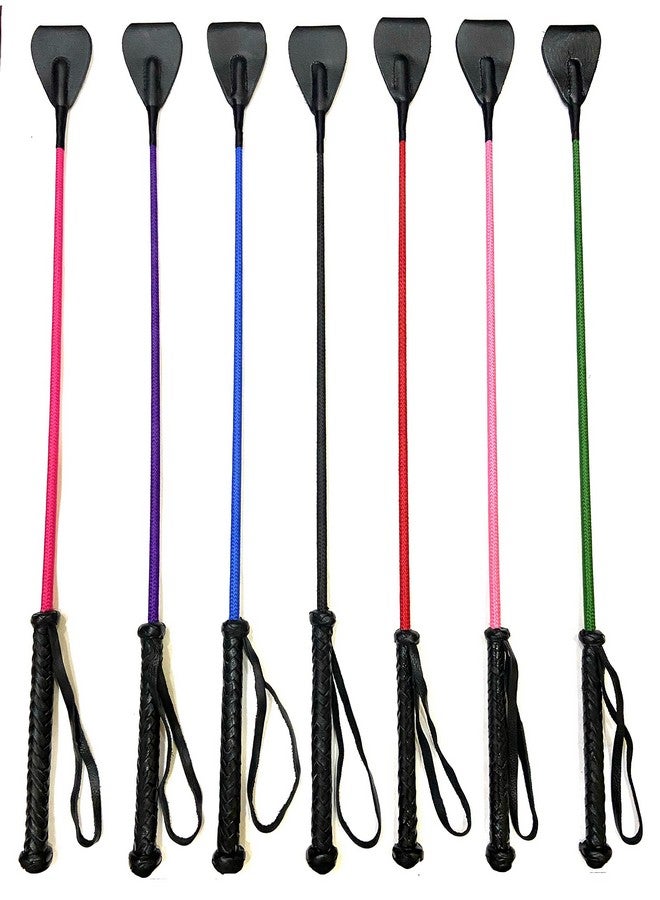 PETS TRIANGLE Genuine Leather Braided Stick for Dog Walking and Dog Training (Black, 27 INCH) - Image 4