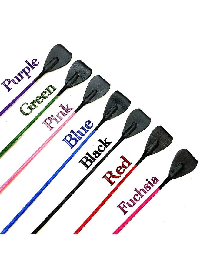 PETS TRIANGLE Genuine Leather Braided Stick for Dog Walking and Dog Training (Black, 27 INCH) - Image 5