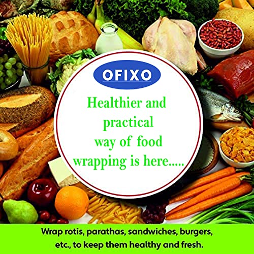 OFIXO Food WRAP Multipurpose Food Wrapping Paper | 50 Meter | Perfect Premium Food Wrapping Paper for Cooking, Baking, Packing and Serving Foods (Pack of 1) - Image 5