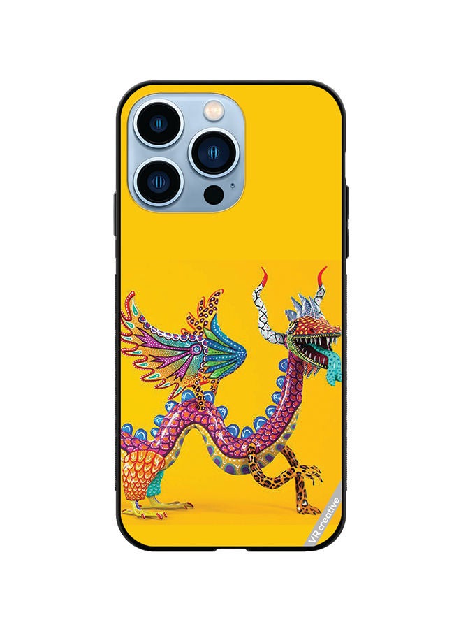 VR CREATIVE Protective Case Cover For Apple iPhone 13 Pro Dragon Design Multicolour - Image 1