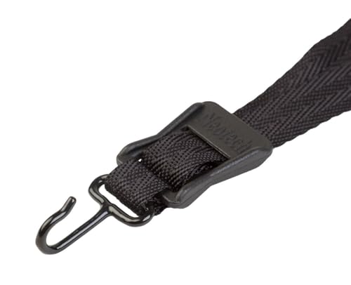 Neo Tech Neotech Saxophone Neck Strap Soft Sax Padded Metal Open Hook for Alto Tenor Baritone Soprano - (Regular - Black) - Made in USA - Image 2