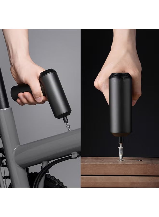 Xiaomi Xiao-mi Mijia Cordless Rechargeable Screwdriver Li-ion Electric Screwdriver with 12PCS S2 Screw Bits Black 16.5x16.5x6.0cm - Image 4