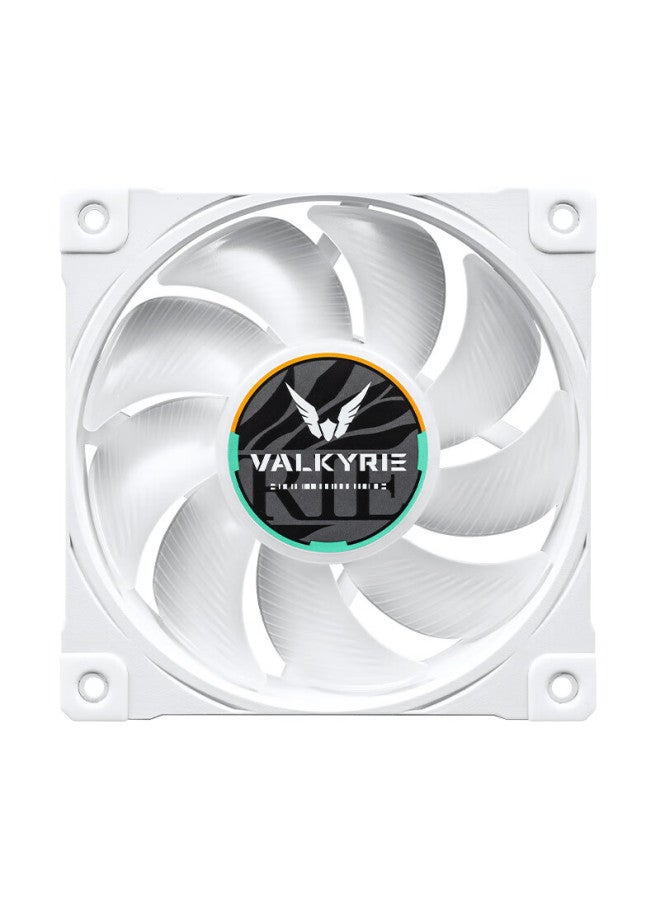Valkyrie Al125 White Vk Cpu Air Cooler 4 Heat Pipes 1.54-inch Lcd Support Lga1700 Am5 Argb Lighting - Image 2