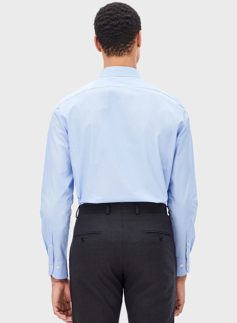 Celio Striped Regular Fit Shirt