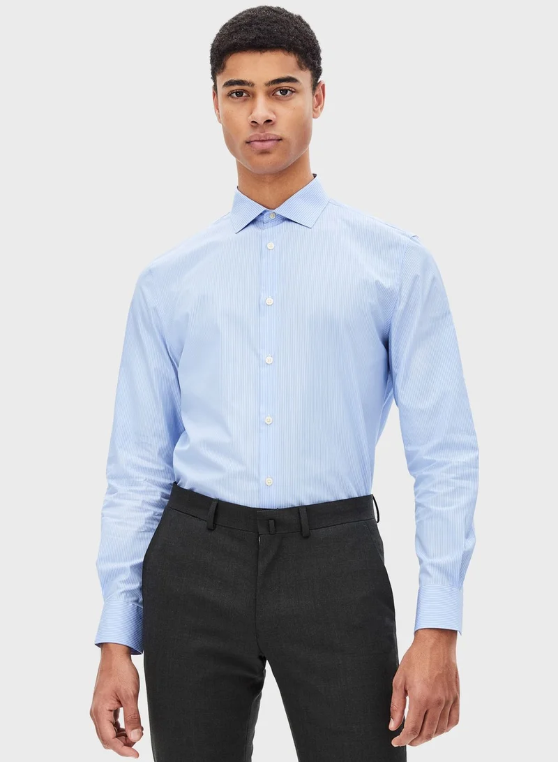 Celio Striped Regular Fit Shirt