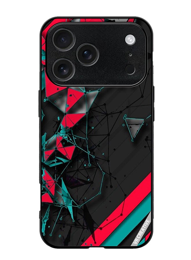 VR CREATIVE Protective Case Cover For Apple iPhone 17 Pro Max Tech Pattern Design Multicolour