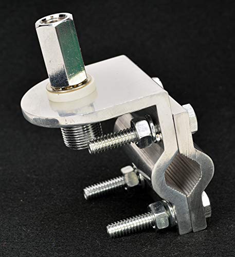 Workman Double Groove CB Radio Antenna Mount W SO239 Stud BRV1 - Image 1