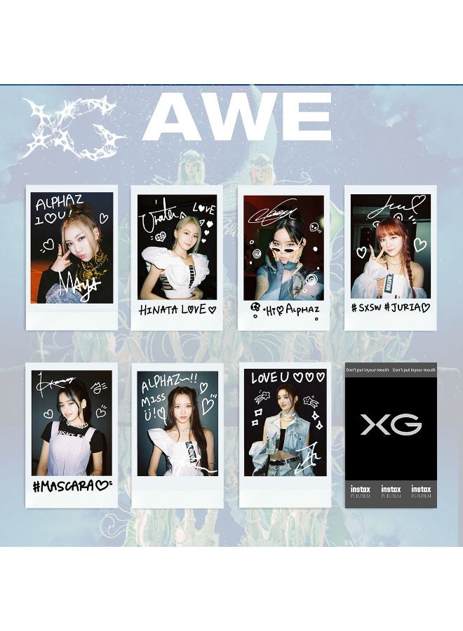NIBEMINENT 7 Pcs Kpop XG AWE KTOWN4U Lomo Cards Card For Fans Collection Gifts - Image 1