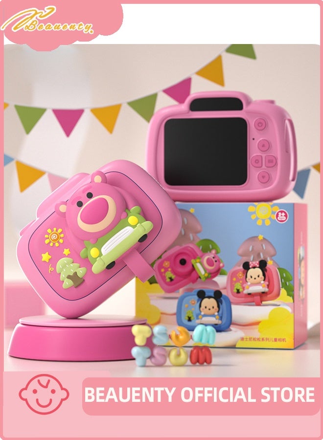 Beauenty Upgrade Selfie Kids Camera, Christmas Birthday Gifts Boys Girls Age 3-12, HD Kids Digital Video Cameras with Cartoon Soft Silicone Cover for Toddler 3 4 5 6 7 8 Years Old 32GB SD Card - Image 2