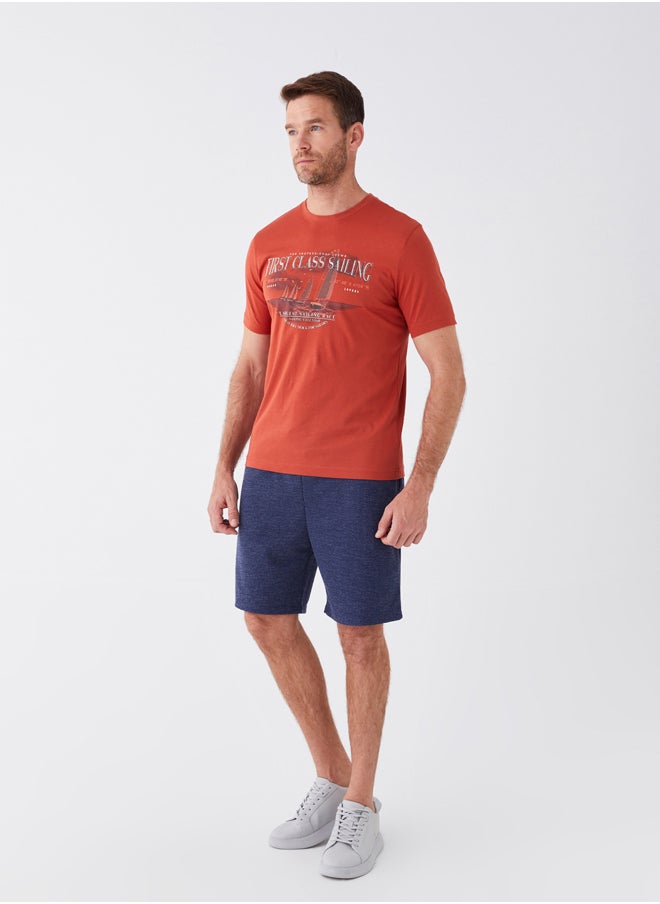 LC WAIKIKI Crew Neck Short Sleeve Printed Combed Cotton Men's T-shirt  - Image 3