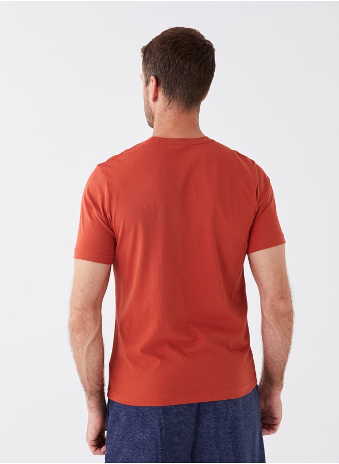 LC WAIKIKI Crew Neck Short Sleeve Printed Combed Cotton Men's T-shirt  - Image 5