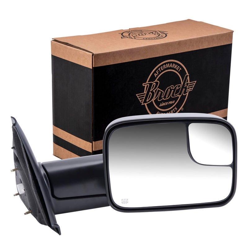 Power Mirror for 20022008 Ram 1500 7X10 FlipUp Trailer Tow Package Heated Manual Fold 20032009 Ram 2500 20042010 Ram 3500 55077444AO Right