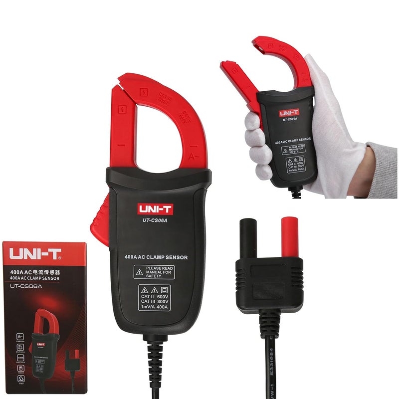 UNI-T UT-CS06A 400A AC Current Clamp Sensor, UT196/UT139C/UT117C Multimeter Option Current Clamp - Image 1