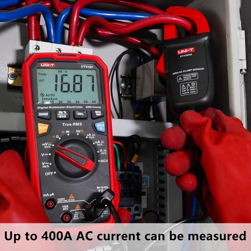 UNI-T UT-CS06A 400A AC Current Clamp Sensor, UT196/UT139C/UT117C Multimeter Option Current Clamp - Image 4